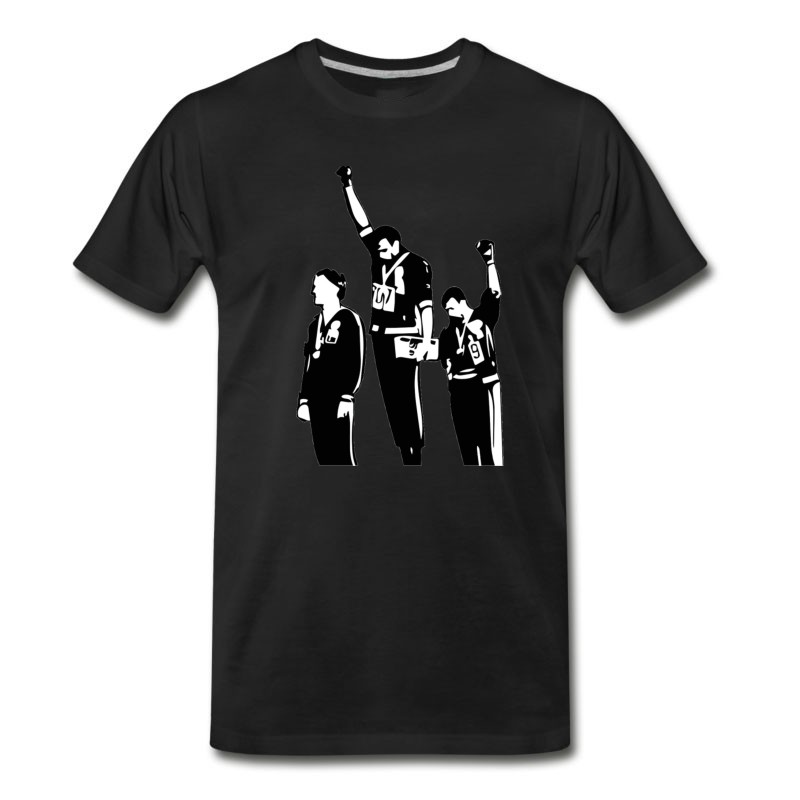 Men's 1968 Olympics Black Power Salute T-Shirt