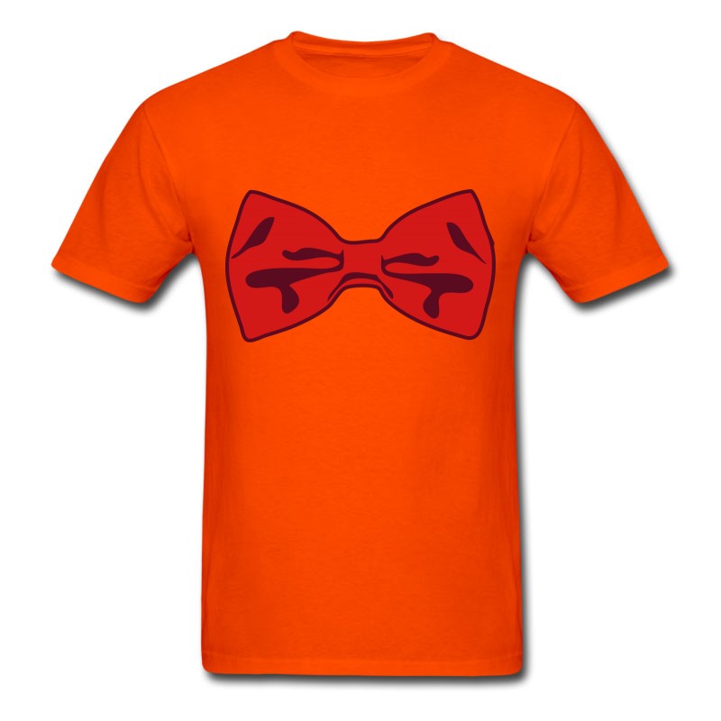 Men's 2 Color Bow Tie T-Shirt