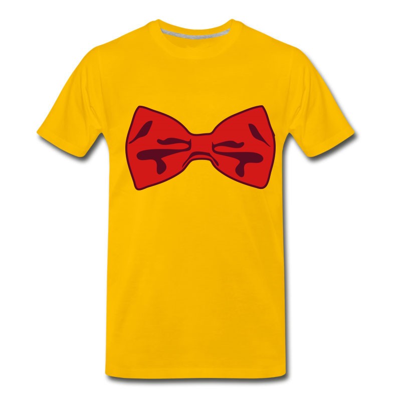 Men's 2 Color Bow Tie T-Shirt