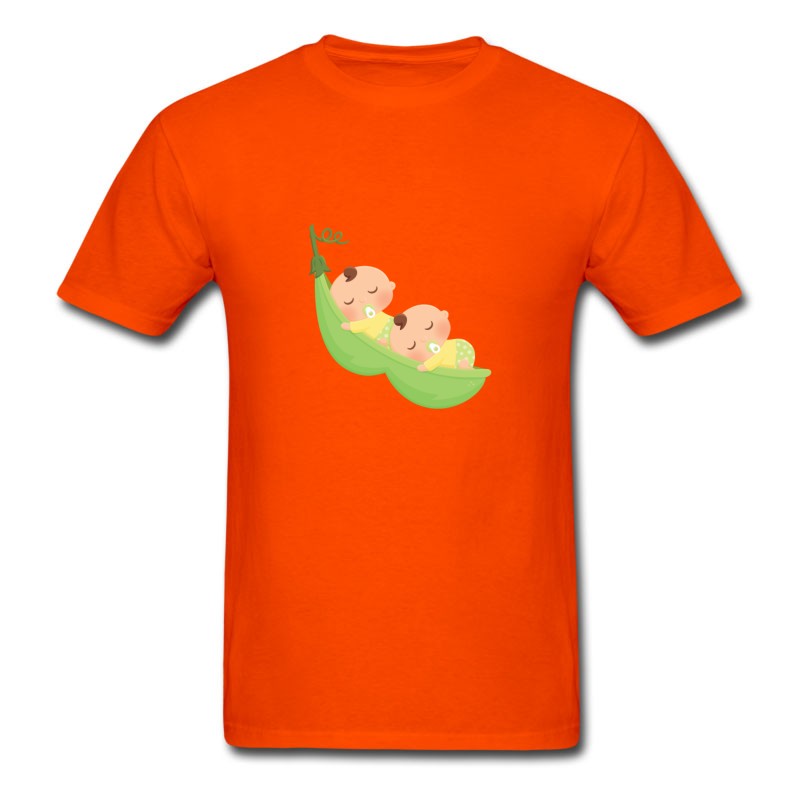 Men's 2 Peas In A Pod Twin Boys T-Shirt