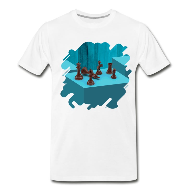 Men's 3D Chess Pieces T-Shirt