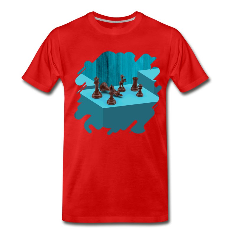 Men's 3D Chess Pieces T-Shirt