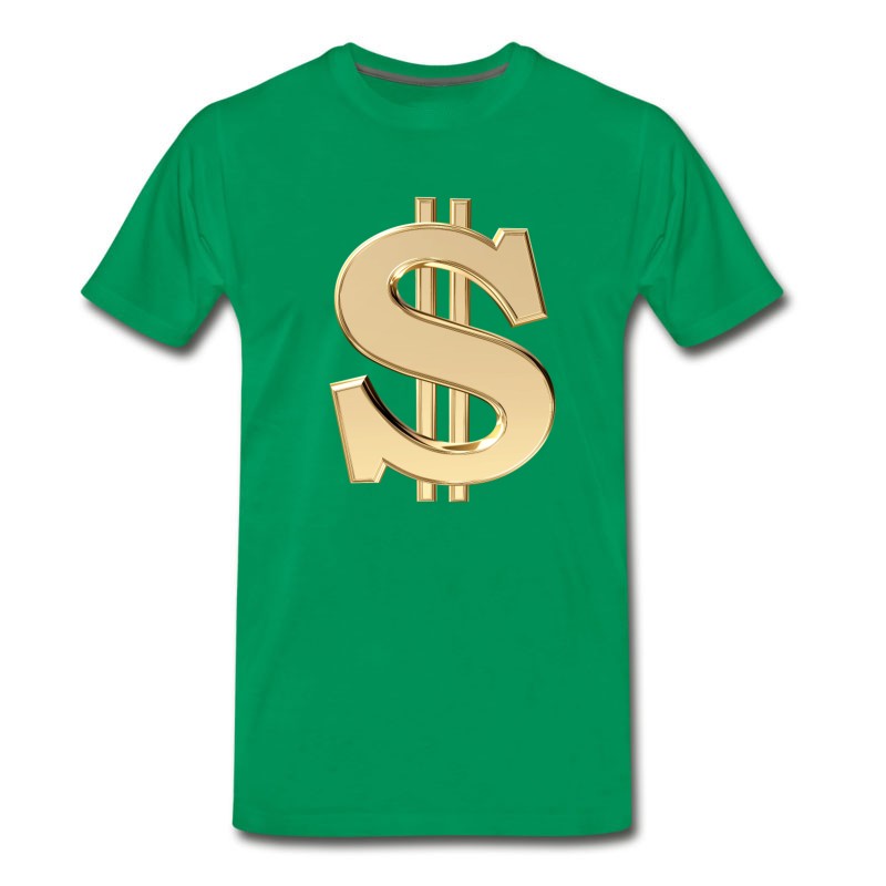 Men's 3D Dollar Sign T-Shirt