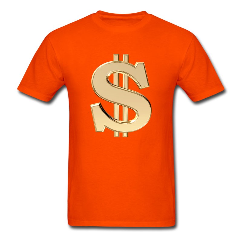 Men's 3D Dollar Sign T-Shirt