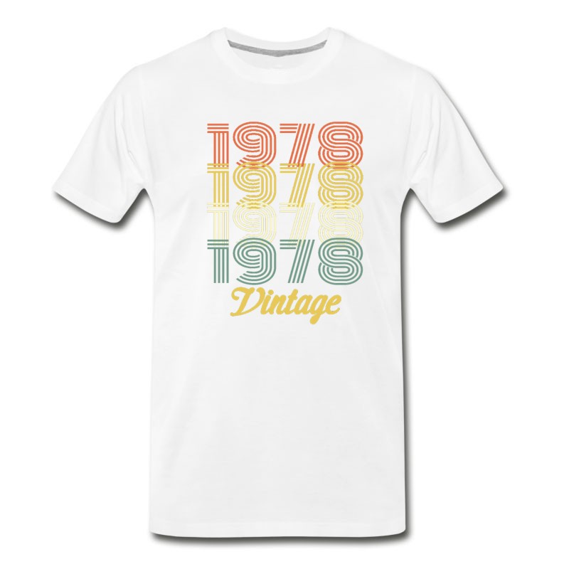 Men's 40th Birthday Gift Vintage 1978 T-Shirt