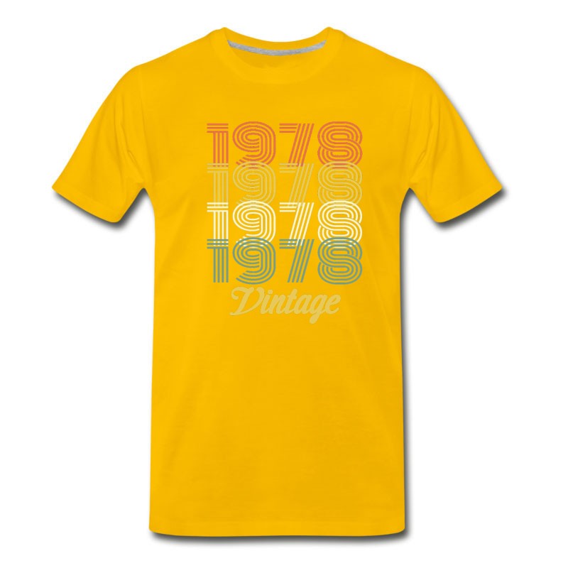 Men's 40th Birthday Gift Vintage 1978 T-Shirt