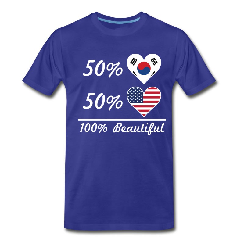 Men's 50% Korean 50% American 100% Beautiful T-Shirt