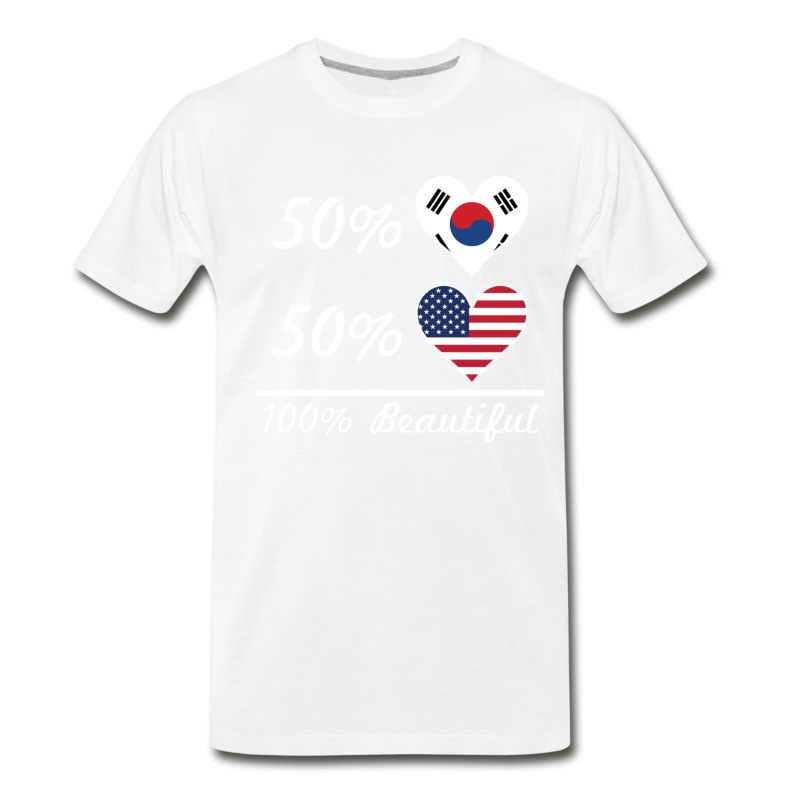 Men's 50% Korean 50% American 100% Beautiful T-Shirt