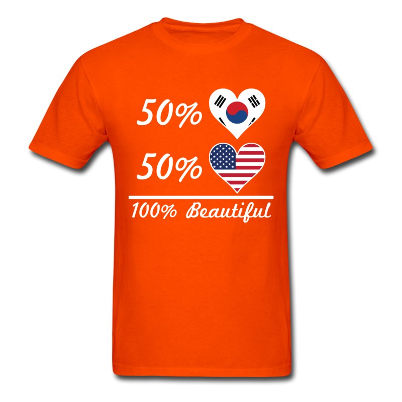 Men's 50% Korean 50% American 100% Beautiful T-Shirt