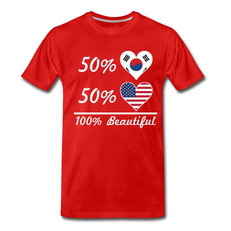 Men's 50% Korean 50% American 100% Beautiful T-Shirt