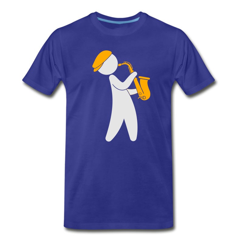 Men's A Jazz Musician Playing On The Saxophone T-Shirt