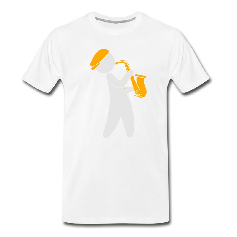 Men's A Jazz Musician Playing On The Saxophone T-Shirt