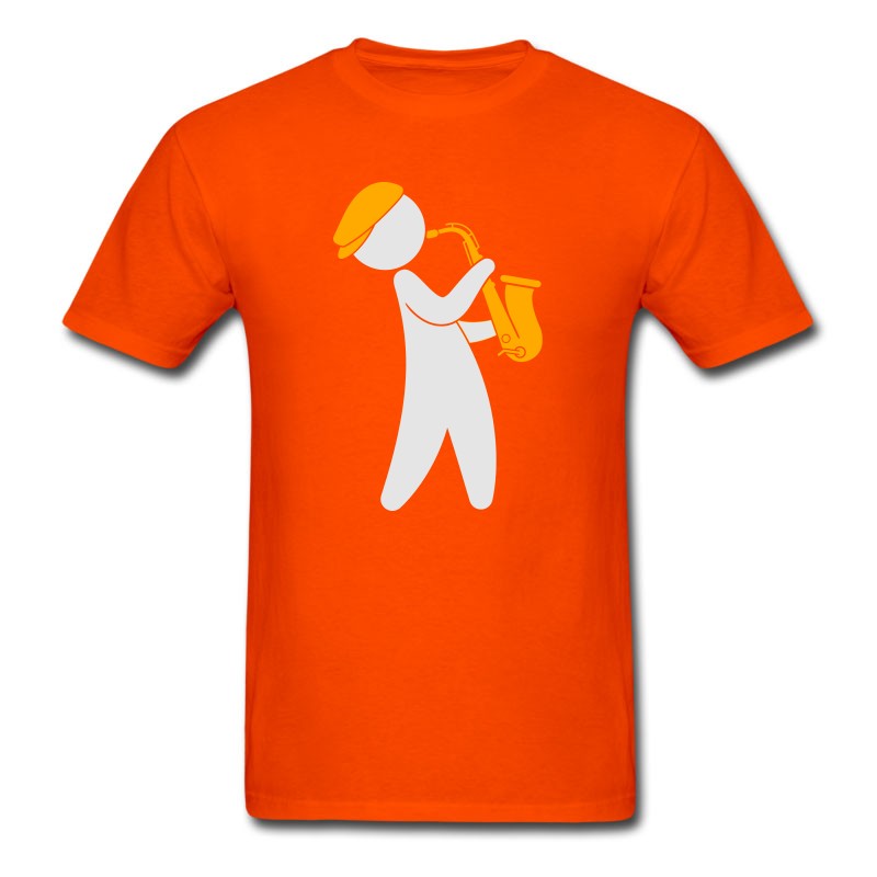 Men's A Jazz Musician Playing On The Saxophone T-Shirt