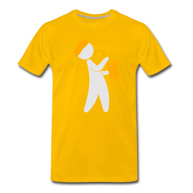 Men's A Jazz Musician Playing On The Saxophone T-Shirt