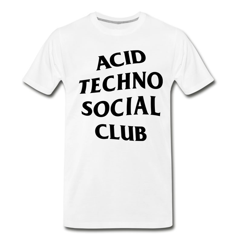 Men's Acid Techno Social Club T-Shirt - Pro Tee