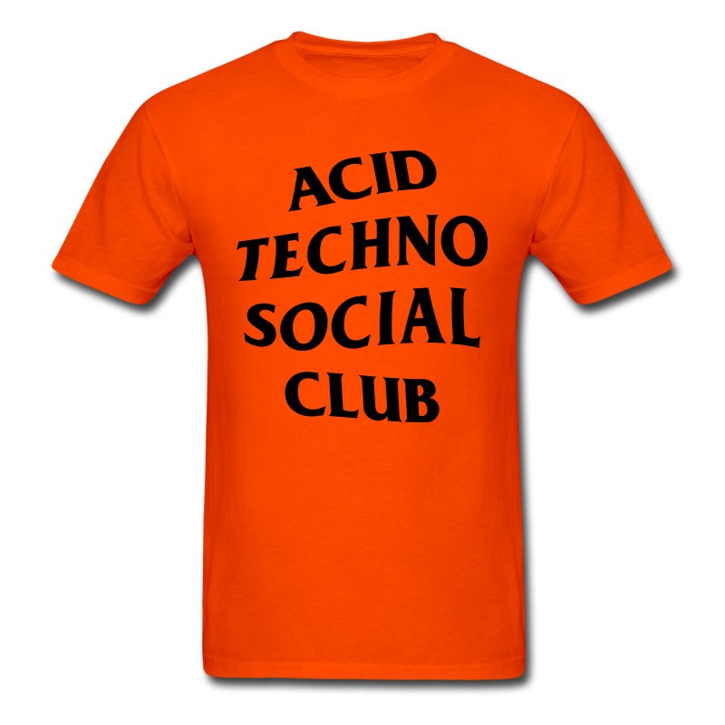 Men's Acid Techno Social Club T-Shirt - Pro Tee