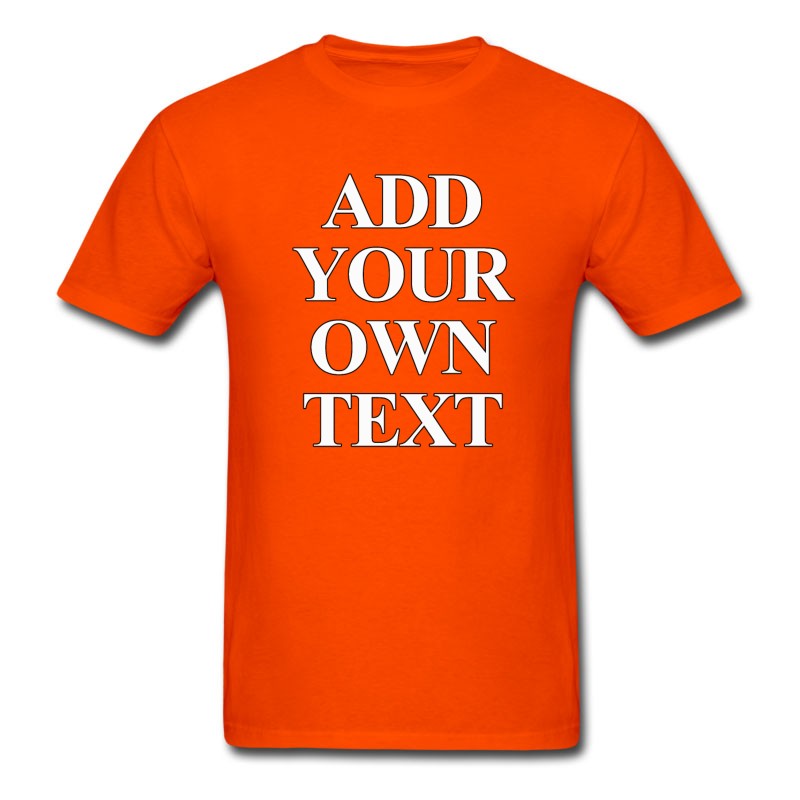 Men's Add Your Own Text T-Shirt