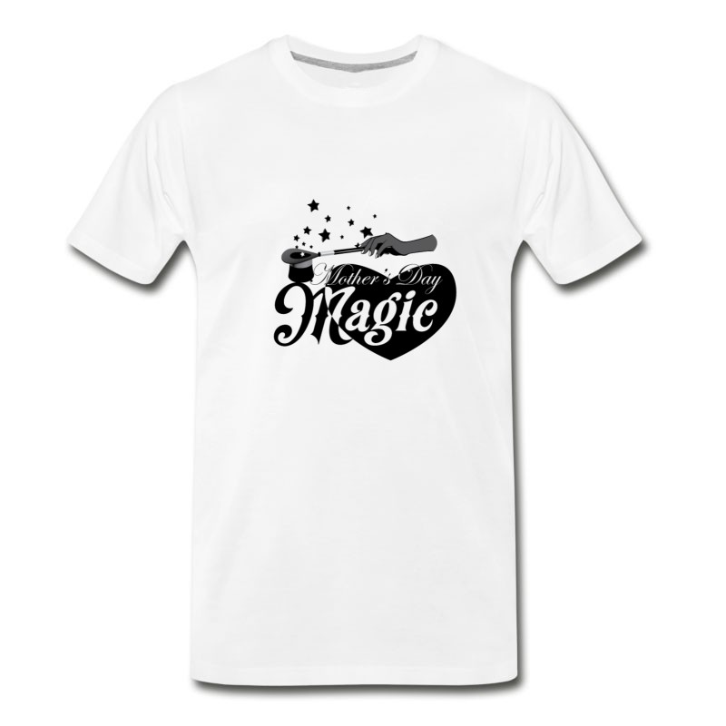 Men's African American "Mother's Day Magic" (Black Star) T-Shirt