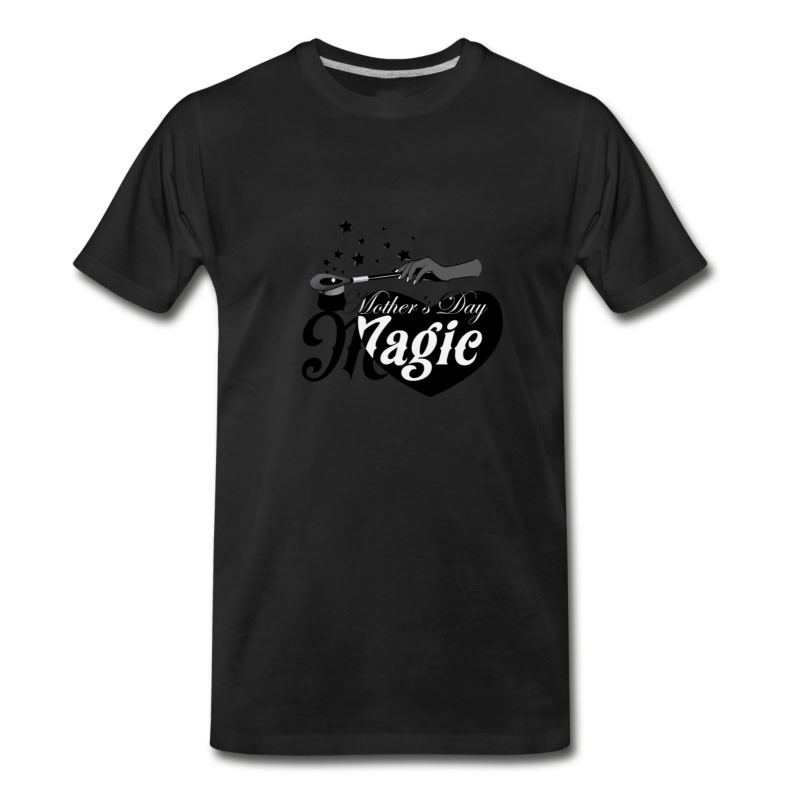 Men's African American "Mother's Day Magic" (Black Star) T-Shirt