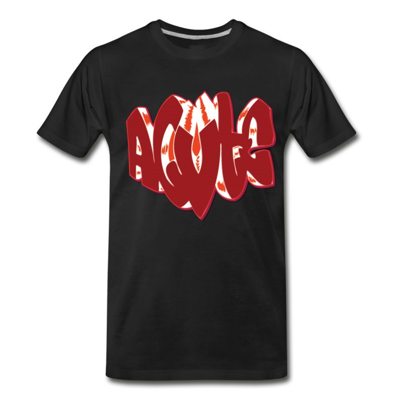 Men's Agvte_graffiti_dark_red T-Shirt