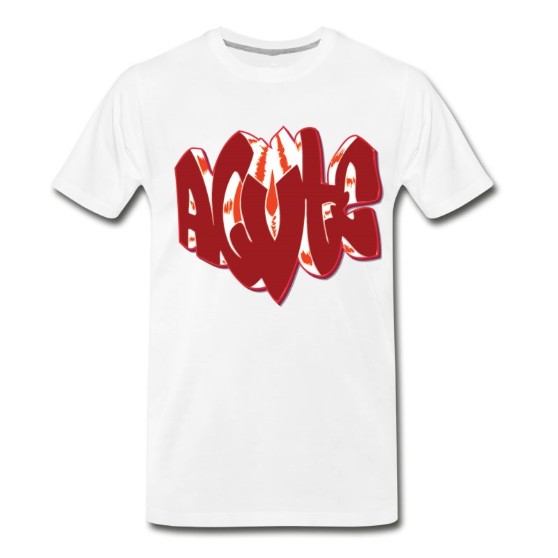 Men's Agvte_graffiti_dark_red T-Shirt