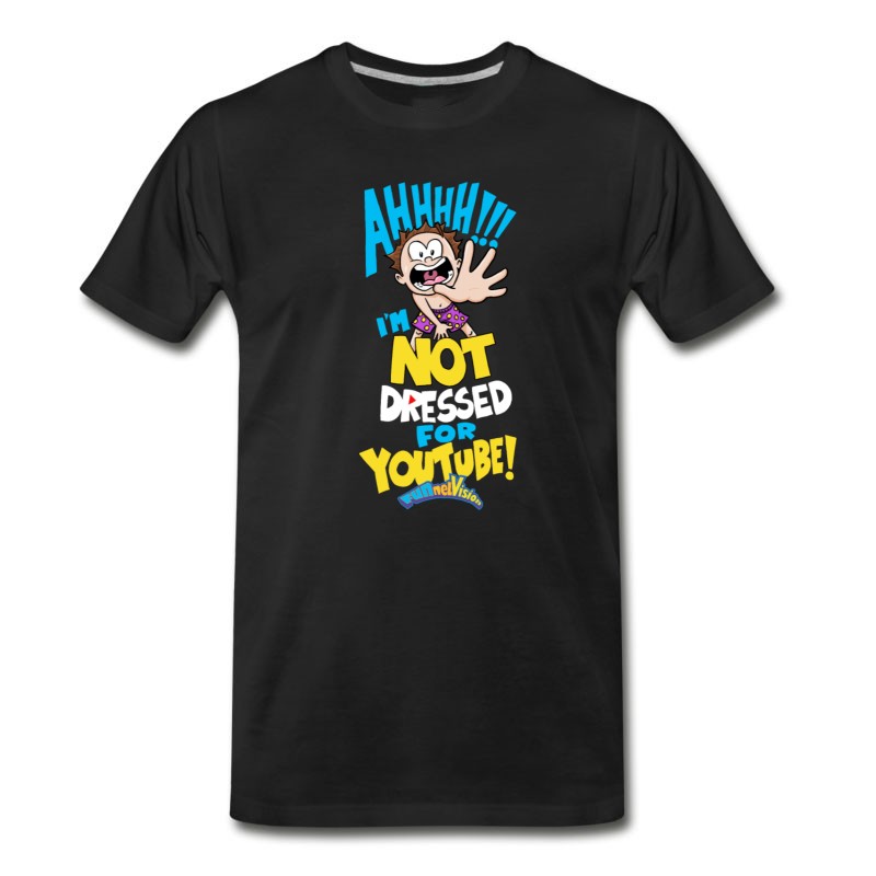 Men's AHH! Not Dressed For Youtube Kids T-Shirt