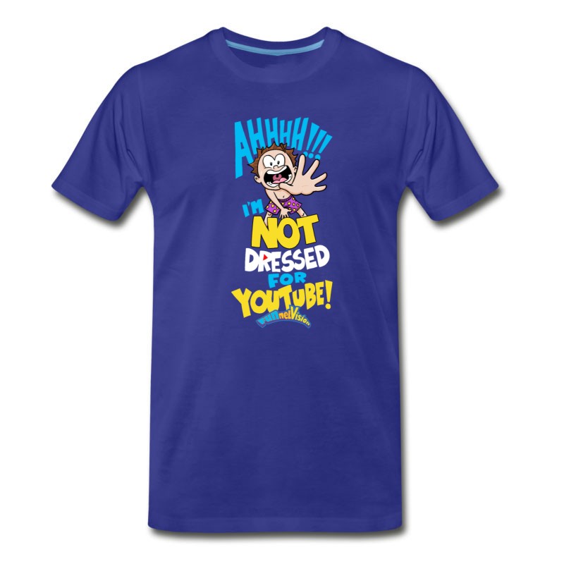 Men's AHH! Not Dressed For Youtube Kids T-Shirt