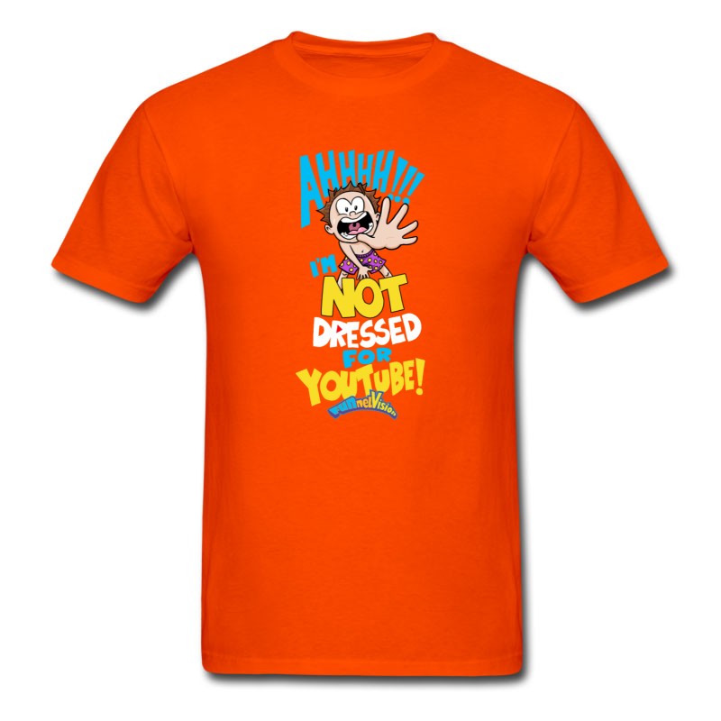 Men's AHH! Not Dressed For Youtube Kids T-Shirt