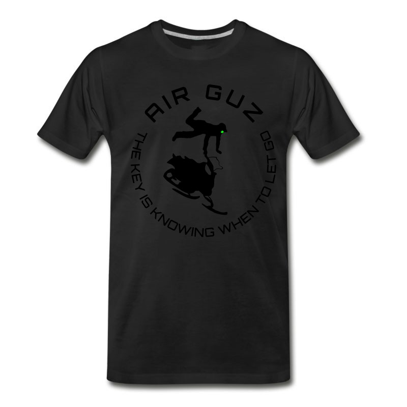 Men's Air Guz, The Key Is Knowing When To Let Go T-Shirt