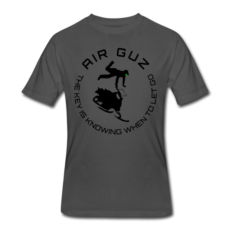 Men's Air Guz, The Key Is Knowing When To Let Go T-Shirt