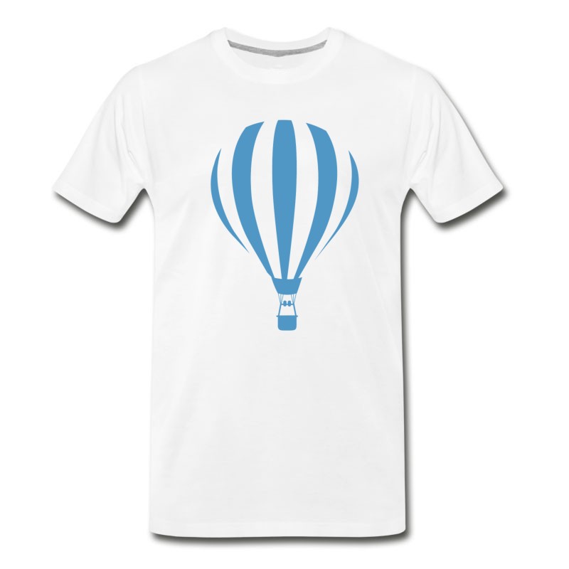 Men's Airplane Aeroplane Flugzeug Heissluftballon Air Ba T-Shirt