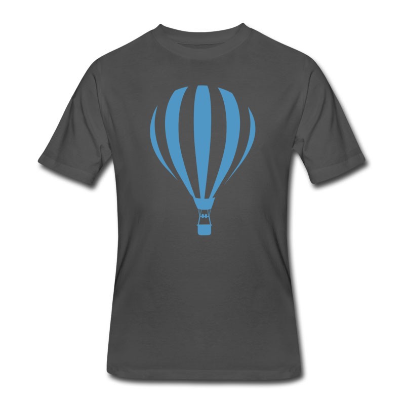 Men's Airplane Aeroplane Flugzeug Heissluftballon Air Ba T-Shirt