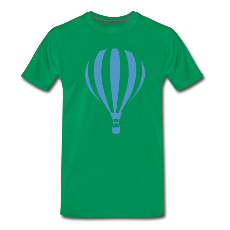 Men's Airplane Aeroplane Flugzeug Heissluftballon Air Ba T-Shirt