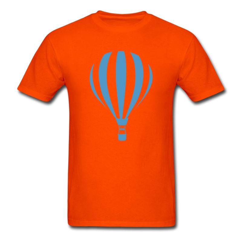 Men's Airplane Aeroplane Flugzeug Heissluftballon Air Ba T-Shirt