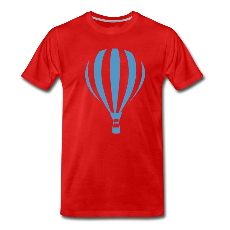 Men's Airplane Aeroplane Flugzeug Heissluftballon Air Ba T-Shirt