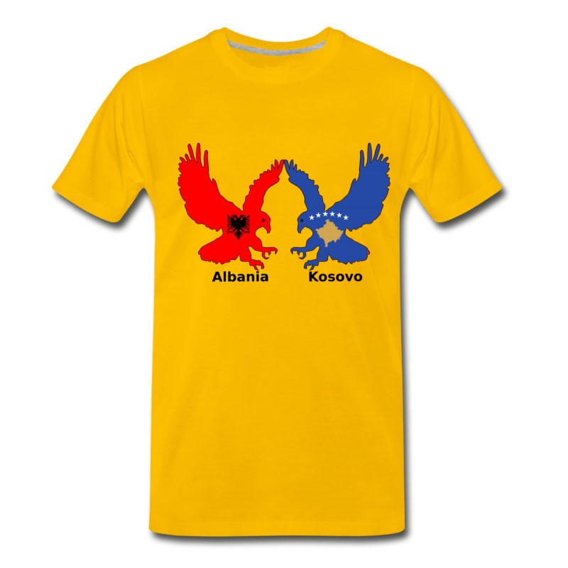 Men's Albania And Kosovo, Two Eagles T-Shirt