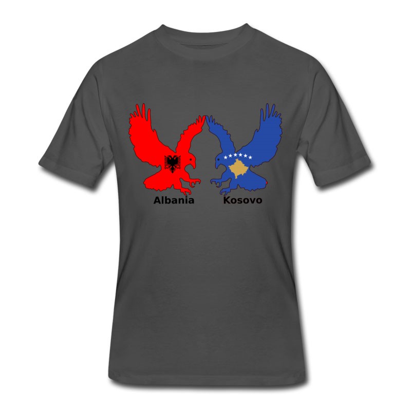 Men's Albania And Kosovo, Two Eagles T-Shirt