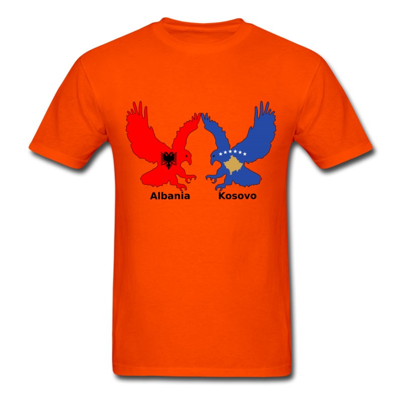 Men's Albania And Kosovo, Two Eagles T-Shirt