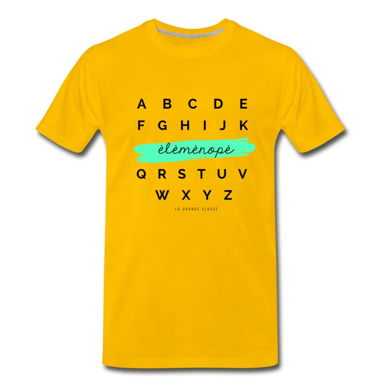 Men's Alphabet 3 T-Shirt