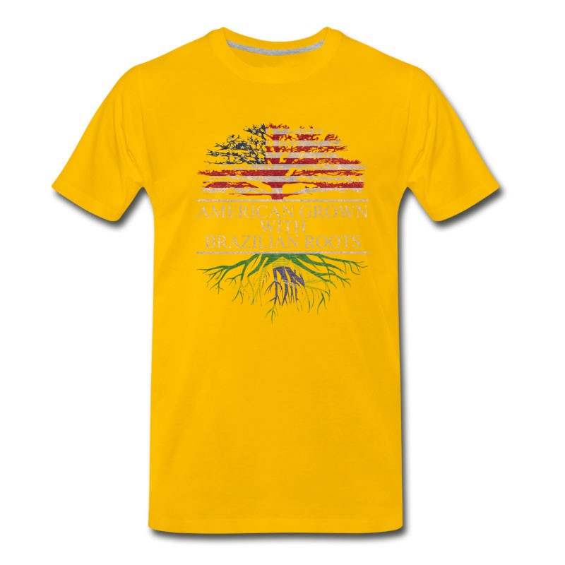 Men's American Grown With Brazilian Roots T-Shirt