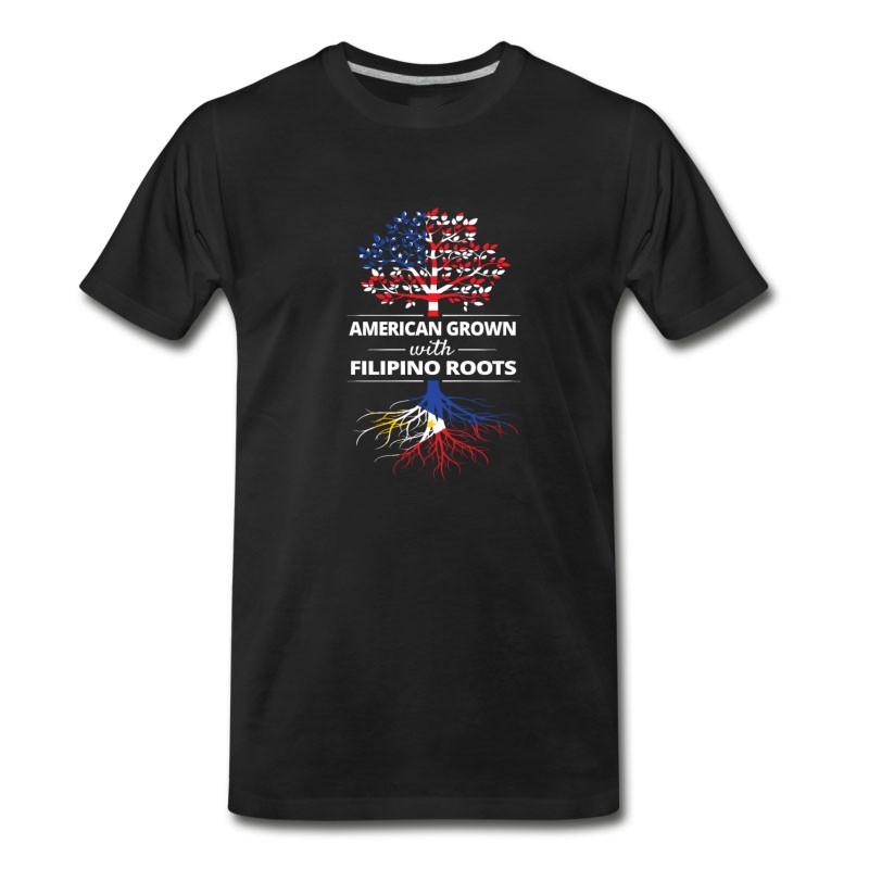 Men's American Grown With Filipino Roots T-Shirt