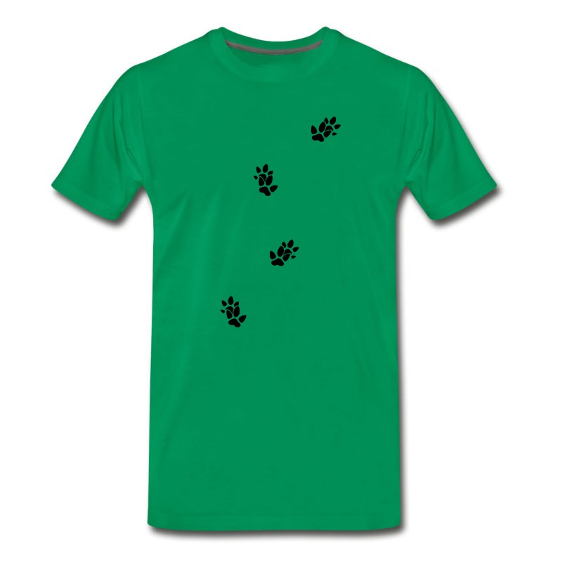 Men's Animal Tracks Footprint Tapir T-Shirt