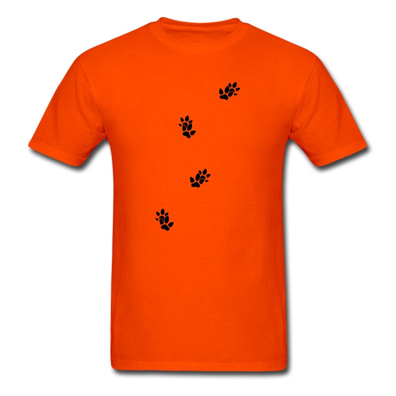 Men's Animal Tracks Footprint Tapir T-Shirt