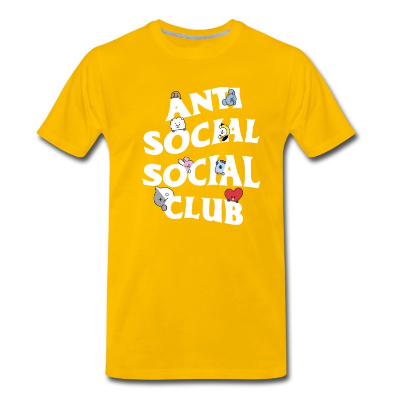 Men's ANTI SOCIAL BT21 T-Shirt