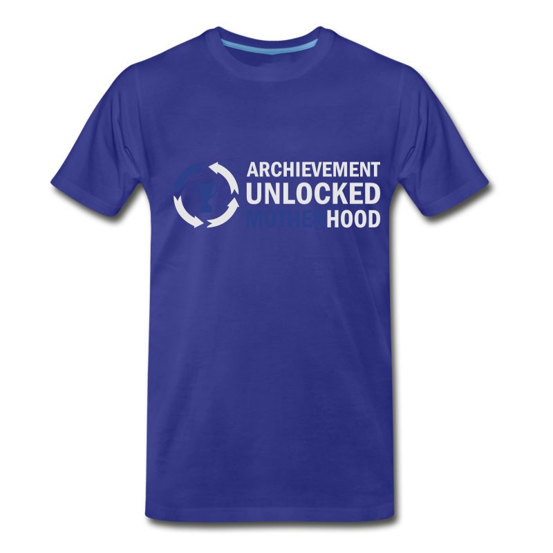 Men's Archievement Unlocked Motherhood T-Shirt