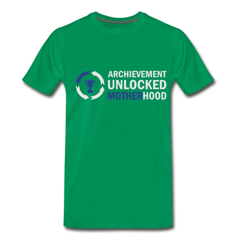 Men's Archievement Unlocked Motherhood T-Shirt