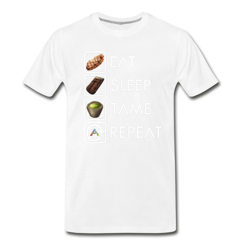 Men's Ark Survival Evolved Eat Sleep Tame Repeat T-Shirt