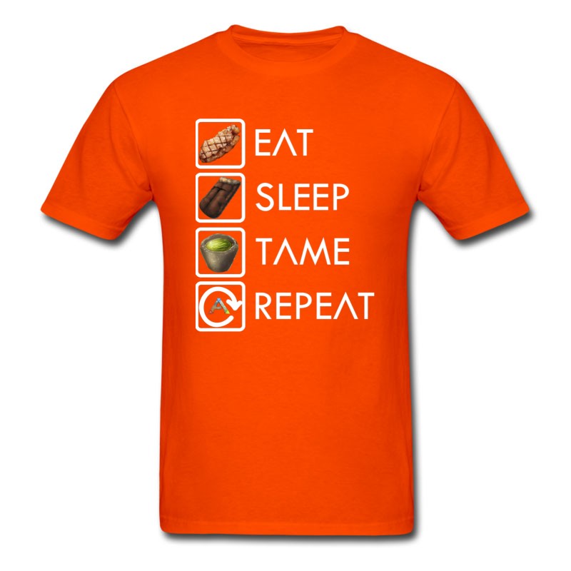 Men's Ark Survival Evolved Eat Sleep Tame Repeat T-Shirt