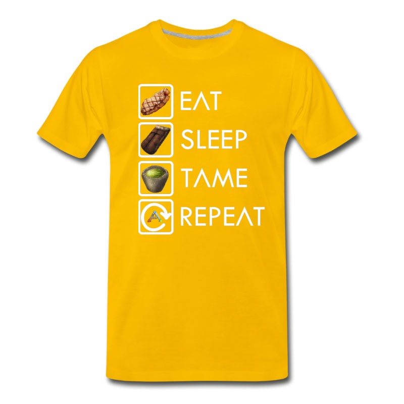 Men's Ark Survival Evolved Eat Sleep Tame Repeat T-Shirt