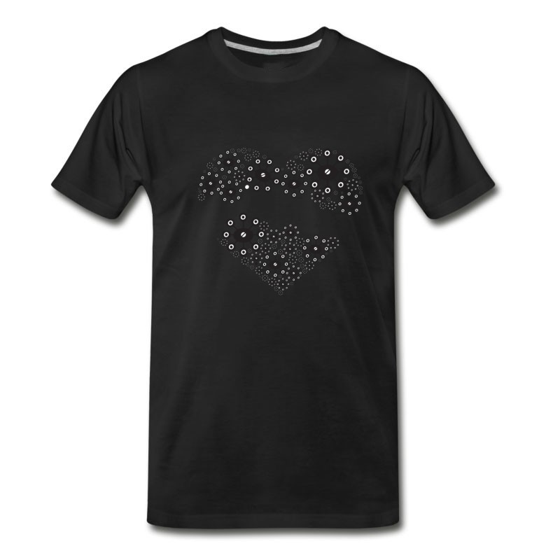 Men's Artistic Heart T-Shirt